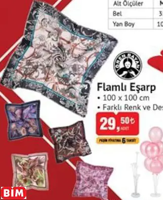 ÖREN BAYAN FLAMLI EŞARP